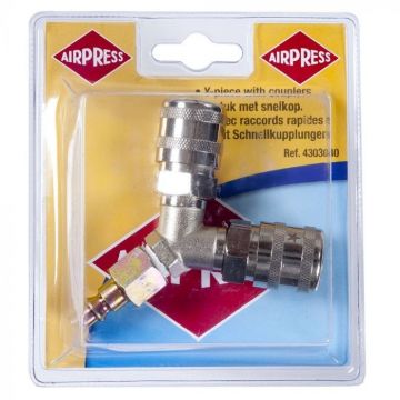 Y-Stück mit Schnellkupplungen Orion - Airpress
