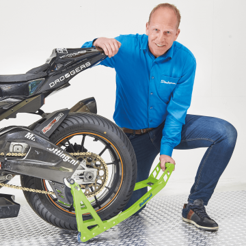 Motorrad Montageständer MotoGP Hinterrad - Kawasaki Grün