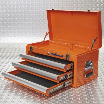 Werkzeugkiste - 3 Schubladen - Orange