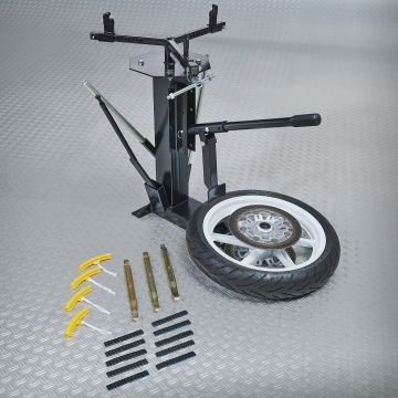 Kombivorteil: Reifenmontagegerät + Reifenlöffel + Felgenschutz + Klebegewichte