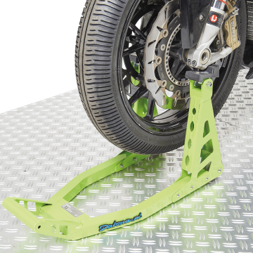 Motorrad Montageständer MotoGP Vorderrad - Kawasaki Grün