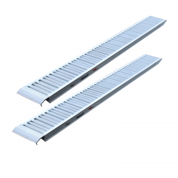 Aluminium Auffahrrampe für Autos im 2er Set - 180 cm - 3 Tonnen