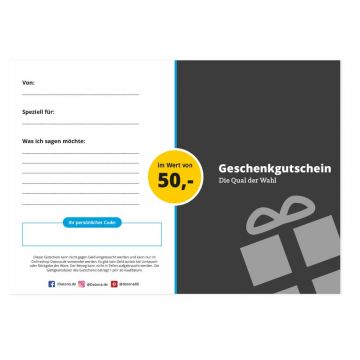 Geschenkgutschein - 25 Euro