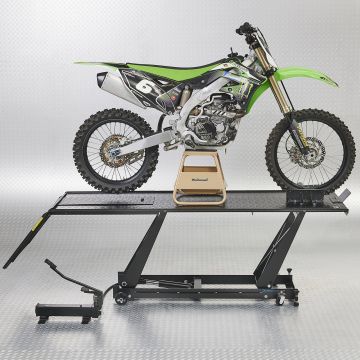 Hydraulische Motorradhebebühne mit MX Ständer 
