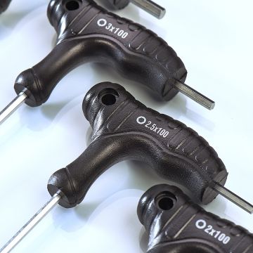 6-teiliger Inbusschlüsselsatz mit T-Handgriff