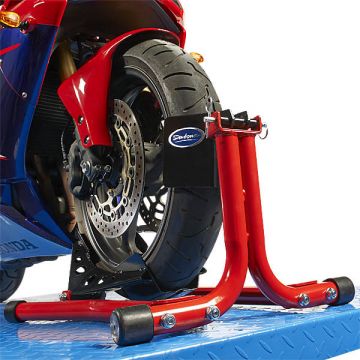 Motorradwippe für Vorderräder - Rot