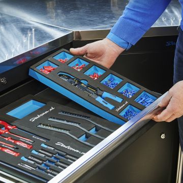 Crimpzangenset im Schaumstoffmodul