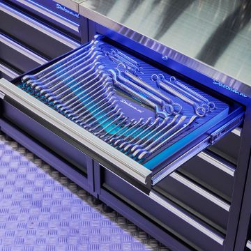 36-teiliger Ring-Maulschlüsselsatz im Schaumstoffmodul