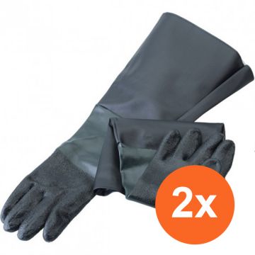 Strahlhandschuhe für die Strahlkabine - XL - 2 Paar