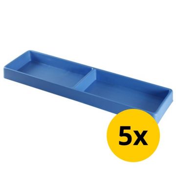 Fachtrenner "Lang" mit 2 Fächern - 5er Set