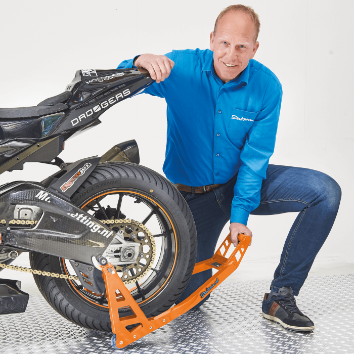 Motorrad Montageständer MotoGP Hinterrad - KTM Orange