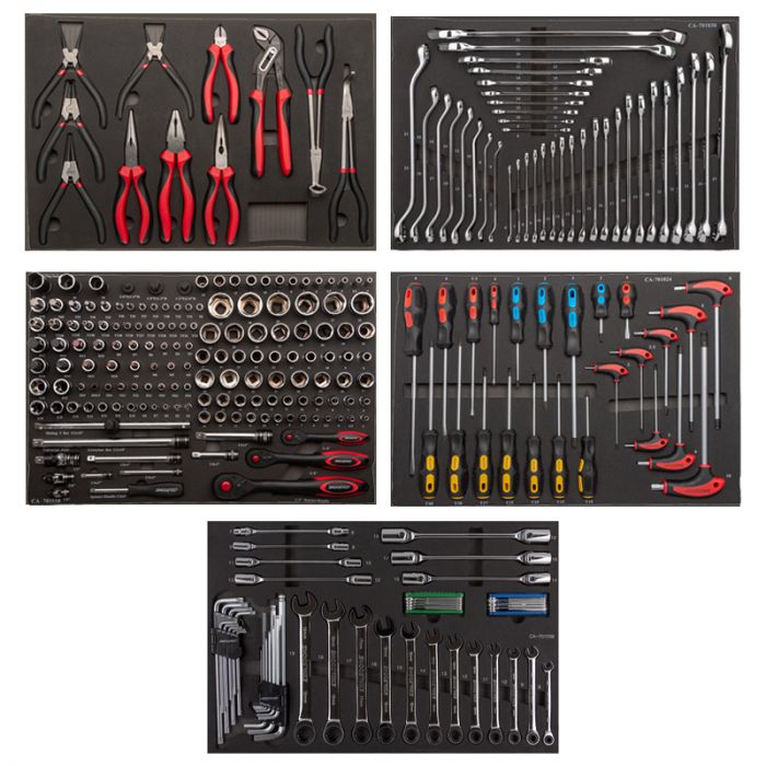 270-teiliger Smoos Werkzeugsatz “Professional” - für 5 Schubladen