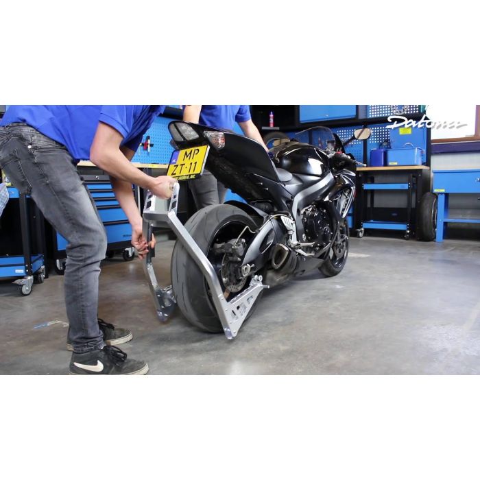 Motorrad Montageständer MotoGP Hinterrad - Suzuki Gelb