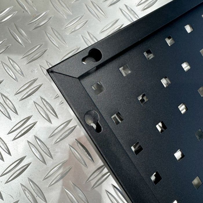 Werkstattlochwand 122 x 61 cm - Schwarz (2 Stück)-29
