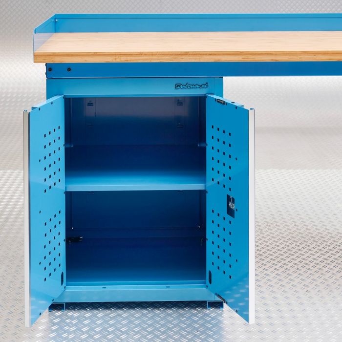 kaufen Werkbank Kostenloser PRO Werkstattschrank 150 online - mit blau - Versand cm