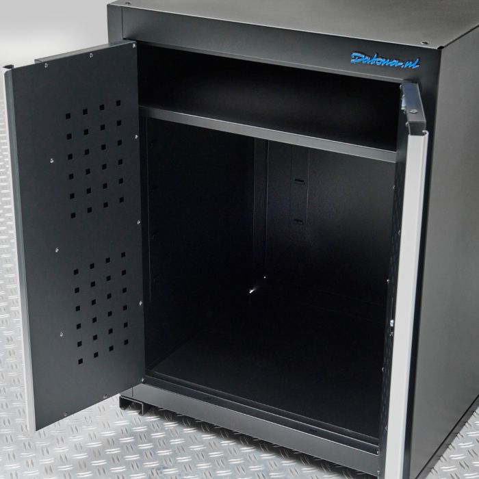 Werkbank 200 cm BAMBUS - 2 Türenschränke und 1 Schubladenschrank-9