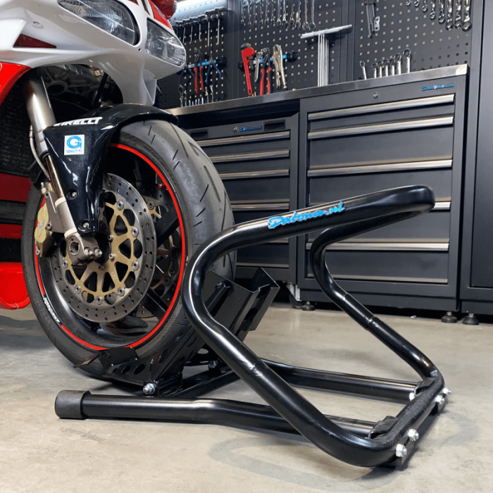 Motorradwippe XXL - Auch für Hinterräder-22