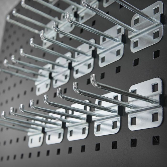 Werkzeughaken doppelt im 20er Set - 10 cm