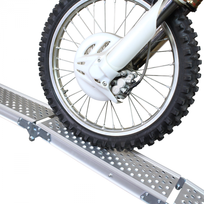 Zweifach klappbare Motorradrampe - 195 cm