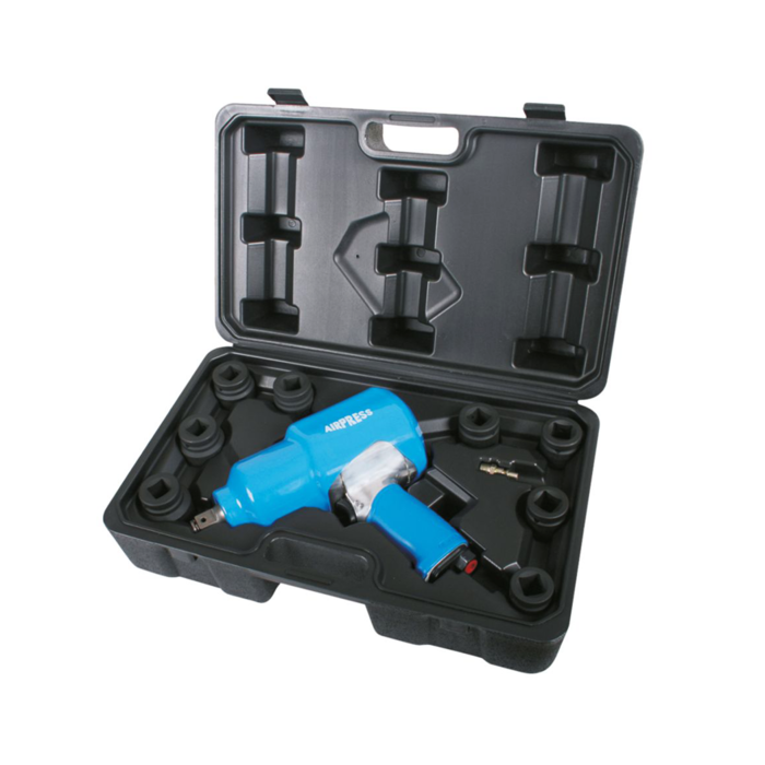 3/4'' Schlagschrauber 1120 Nm + 8-tlg. Stecknuss-Satz