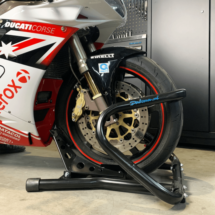 Motorradwippe XXL - Auch für Hinterräder-23