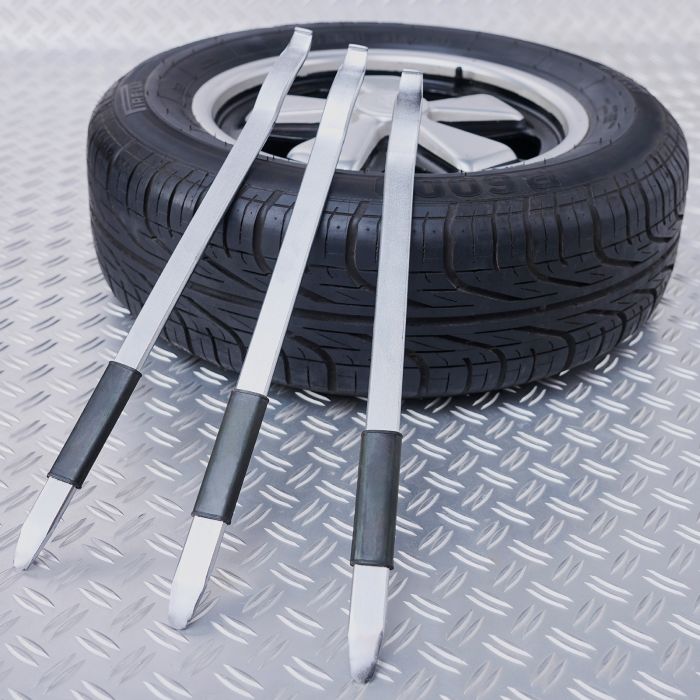 Reifenheber-Set 50 cm – 3-teilig – für Auto- und Motorradreifen
