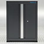 Werkbank 200 cm BAMBUS - 2 Türenschränke und 1 Schubladenschrank-13-thumb