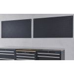Werkstattlochwand 122 x 61 cm - Schwarz (2 Stück)-1-thumb