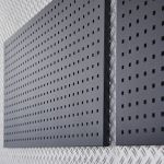 Werkstattlochwand 122 x 61 cm - Schwarz (2 Stück)-6-thumb