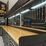 Werkstattlochwand 122 x 61 cm - Schwarz (2 Stück)-32-thumb