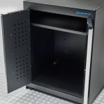 Werkbank 200 cm BAMBUS - 2 Türenschränke und 1 Schubladenschrank-9-thumb