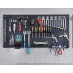 Werkstattlochwand 122 x 61 cm - Schwarz (2 Stück)-11-thumb