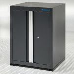 Werkbank 200 cm BAMBUS - 2 Türenschränke und 1 Schubladenschrank-11-thumb